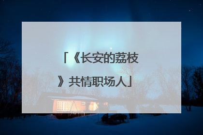 《长安的荔枝》共情职场人