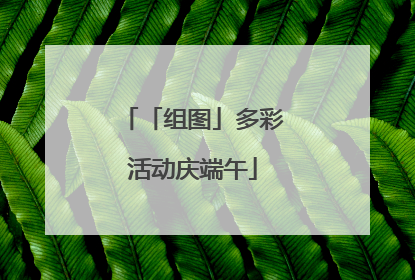 「组图」多彩活动庆端午