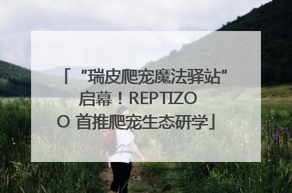 “瑞皮爬宠魔法驿站” 启幕！REPTIZOO 首推爬宠生态研学
