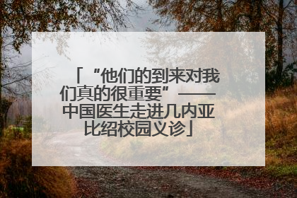 “他们的到来对我们真的很重要”——中国医生走进几内亚比绍校园义诊