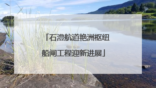 石澧航道艳洲枢纽船闸工程迎新进展