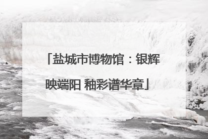 盐城市博物馆：银辉映端阳 釉彩谱华章