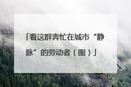 看这群奔忙在城市“静脉”的劳动者（图）