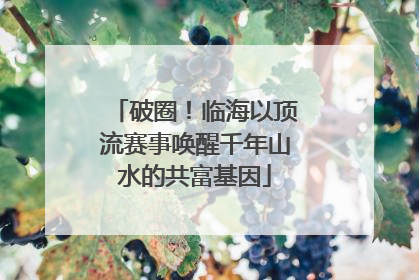 破圈！临海以顶流赛事唤醒千年山水的共富基因