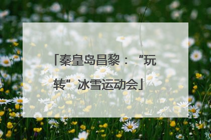 秦皇岛昌黎：“玩转”冰雪运动会