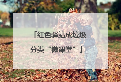 红色驿站成垃圾分类“微课堂”