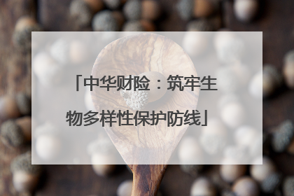 中华财险：筑牢生物多样性保护防线