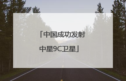 中国成功发射中星9C卫星