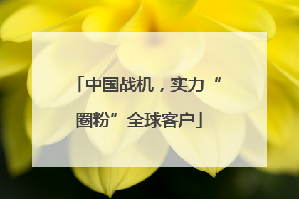中国战机，实力“圈粉”全球客户