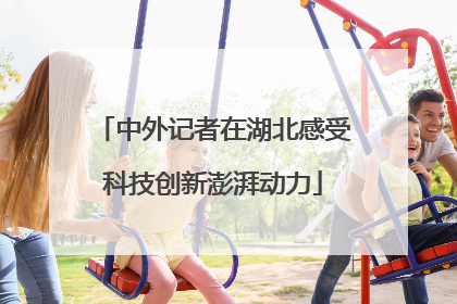 中外记者在湖北感受科技创新澎湃动力