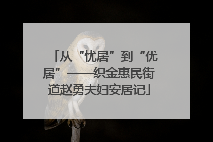 从“忧居”到“优居”——织金惠民街道赵勇夫妇安居记