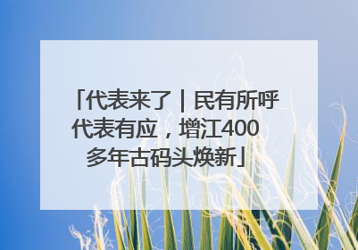 代表来了｜民有所呼代表有应，增江400多年古码头焕新