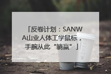 反卷计划：SANWA山业人体工学鼠标，手腕从此“躺赢”