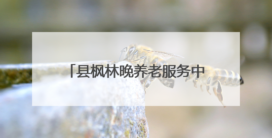 县枫林晚养老服务中心：让幸福“夕阳红”在枫林晚温暖绽放