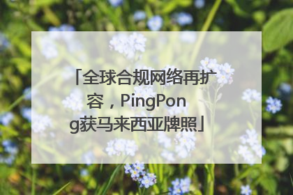 全球合规网络再扩容，PingPong获马来西亚牌照