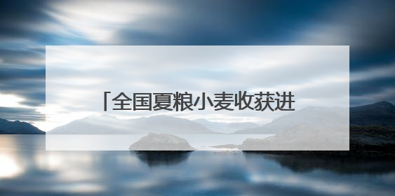 全国夏粮小麦收获进度过半 河北冬小麦大规模机收全面启动