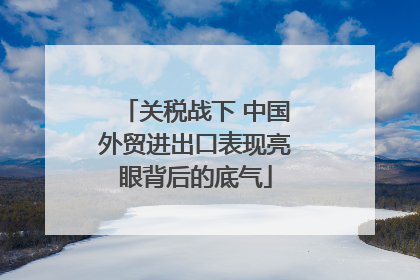 关税战下 中国外贸进出口表现亮眼背后的底气