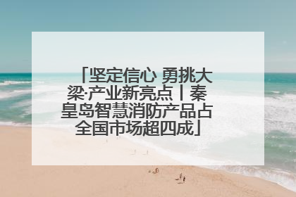 坚定信心 勇挑大梁·产业新亮点丨秦皇岛智慧消防产品占全国市场超四成