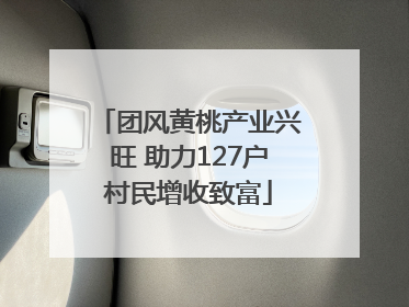 团风黄桃产业兴旺 助力127户村民增收致富