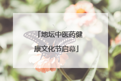 地坛中医药健康文化节启幕