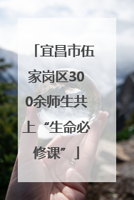宜昌市伍家岗区300余师生共上“生命必修课”
