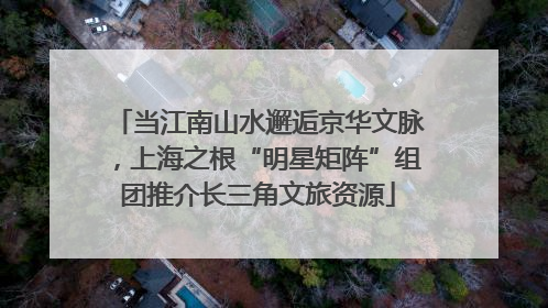 当江南山水邂逅京华文脉，上海之根“明星矩阵”组团推介长三角文旅资源