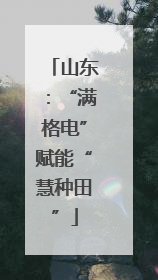 山东：“满格电”赋能“慧种田”
