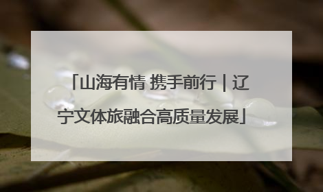 山海有情 携手前行｜辽宁文体旅融合高质量发展