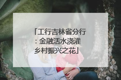 工行吉林省分行：金融活水浇灌 乡村振兴之花