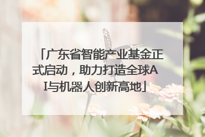 广东省智能产业基金正式启动，助力打造全球AI与机器人创新高地
