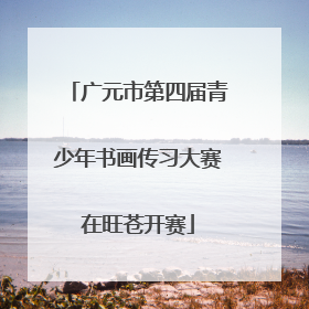 广元市第四届青少年书画传习大赛在旺苍开赛