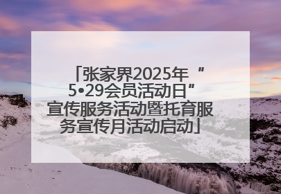 张家界2025年“5•29会员活动日”宣传服务活动暨托育服务宣传月活动启动