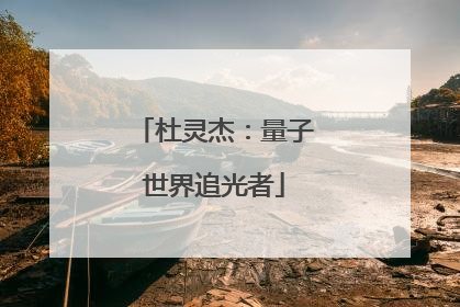 杜灵杰：量子世界追光者