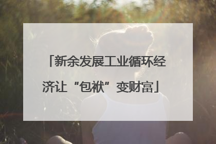 新余发展工业循环经济让“包袱”变财富