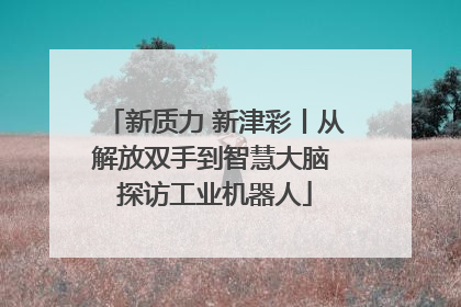 新质力 新津彩丨从解放双手到智慧大脑 探访工业机器人