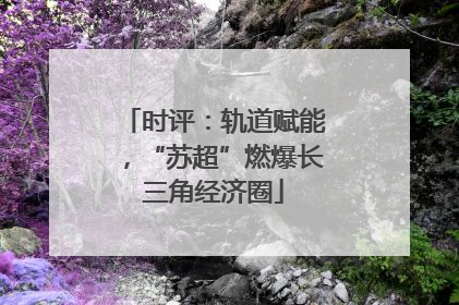 时评：轨道赋能，“苏超”燃爆长三角经济圈
