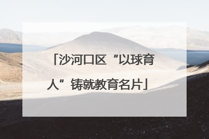 沙河口区“以球育人”铸就教育名片