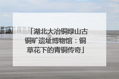 湖北大冶铜绿山古铜矿遗址博物馆：铜草花下的青铜传奇
