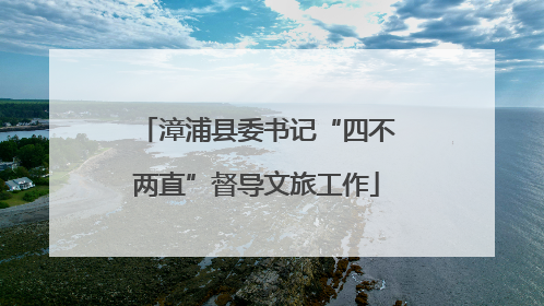 漳浦县委书记“四不两直”督导文旅工作