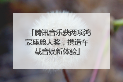 腾讯音乐获两项鸿蒙座舱大奖，携造车载音娱新体验