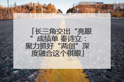 长三角交出“亮眼”成绩单 秦诗立：聚力抓好“两创”深度融合这个棋眼