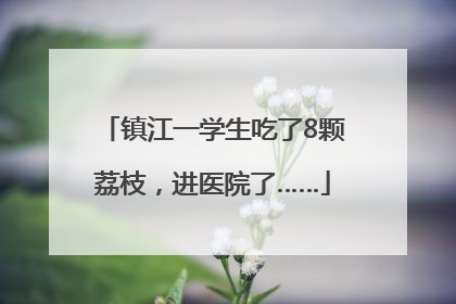 镇江一学生吃了8颗荔枝，进医院了……