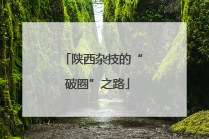 陕西杂技的“破圈”之路