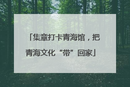 集章打卡青海馆，把青海文化“带”回家