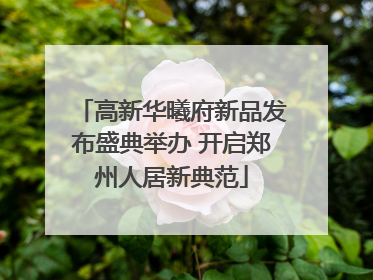 高新华曦府新品发布盛典举办 开启郑州人居新典范