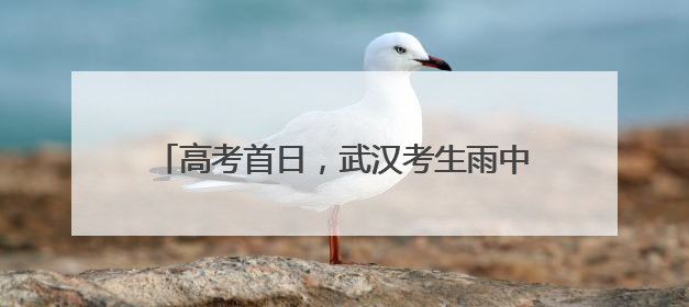 高考首日，武汉考生雨中复习，有家长带向日葵送考，还准备了678元红包