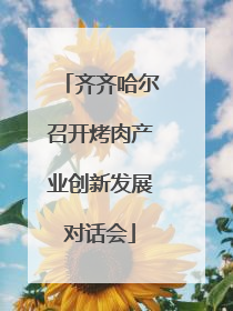 齐齐哈尔召开烤肉产业创新发展对话会