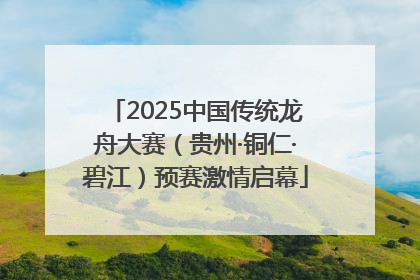 2025中国传统龙舟大赛（贵州·铜仁·碧江）预赛激情启幕