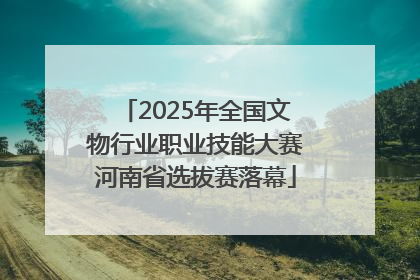 2025年全国文物行业职业技能大赛河南省选拔赛落幕