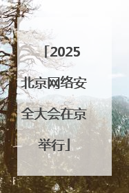2025北京网络安全大会在京举行